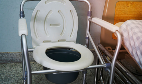 Right Commode Chair for Disabled Users